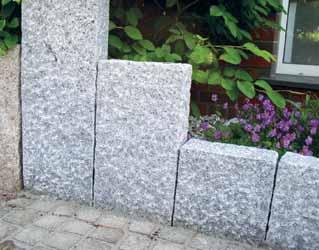 in verschiedenen Ausführungen und Formate ab 34,95 (m 2 ) Granit-Mauerstein allseits