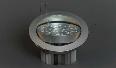 Downlight HPE-D105-7-T-W Ø 110x70 silber LED-Anzahl: 7 Leistung (Watt): 7 Lichtstärke (Lumen):