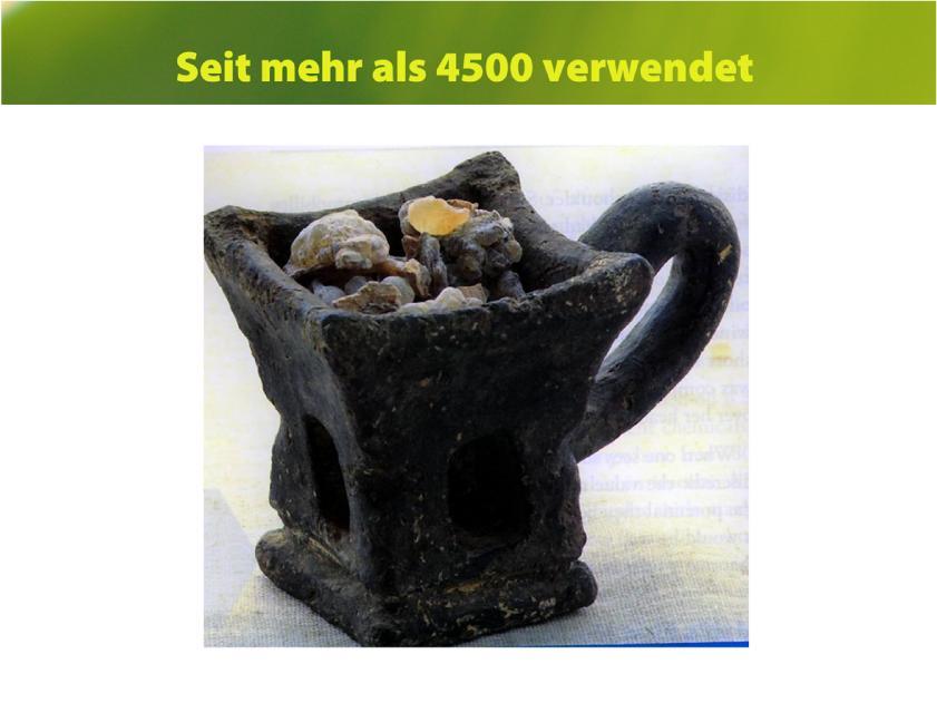 Ätherische Öle / Salböle werden in der Bibel über 600x erwähnt. Funde zeigen, dass bereits vor 4500 Jahren ätherische Öle eingesetzt wurden. Sie waren die wichtigste Medizin für die Menschen.