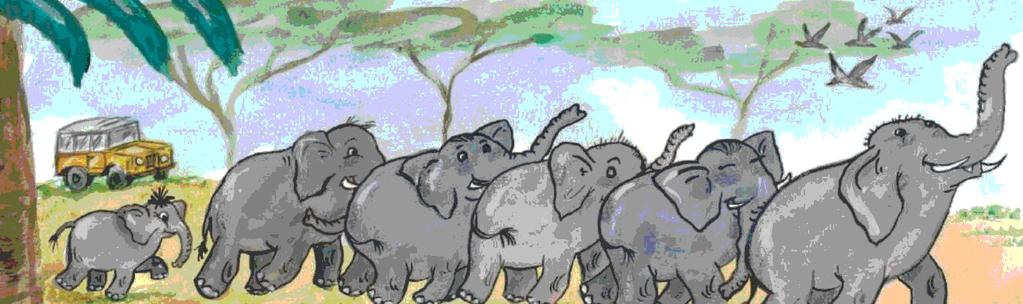 Am nächsten Morgen sehen Mowgli und Balu eine Elefantenkompanie. Diese marschieren und singen.