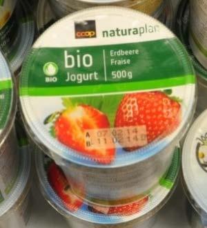 Kinderlebensmittel 500g-Becher Bio-Naturjoghurt plus 2 TL