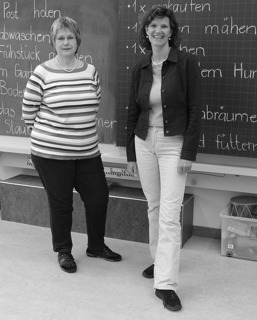 Nr. 19 Juni 2006 Informationsblatt der Stadt- und Bezirksschulen Solothurn Portrait Annemarie Rhyn und Heidi Dizerens