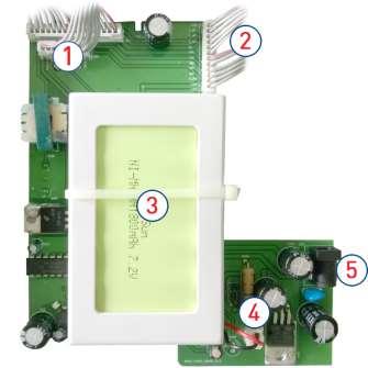 17.4.2 Die Stromplatine Liefert Strom fürs Main Board und GSM Modul Main Board Kabel.