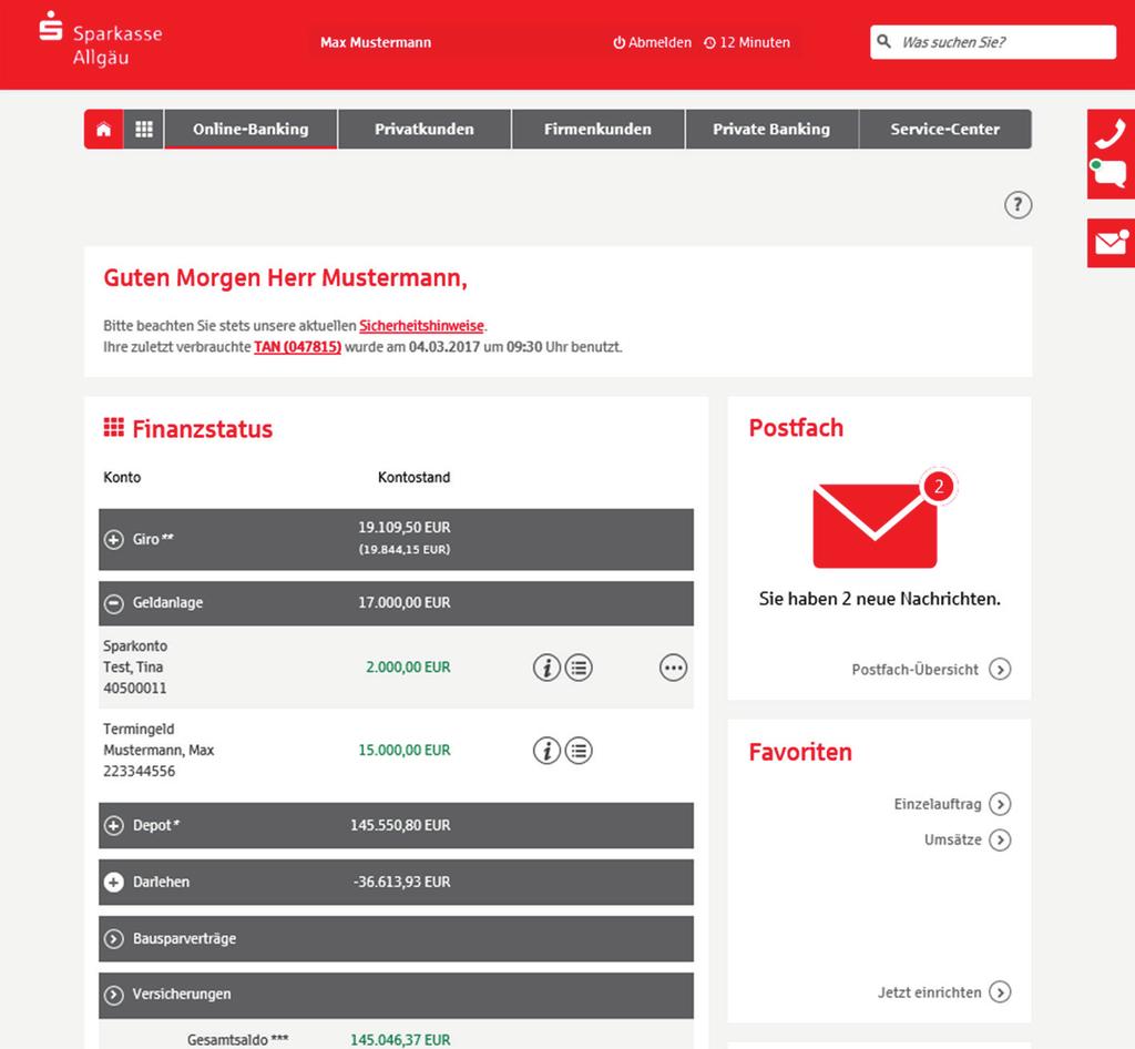 Online Banking Frankfurter Sparkasse