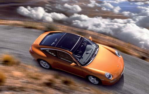 Seite 6 Porsche Times Ausgabe November/Dezember 2006 Der schönste goldene Käfig ist ein offener. Das Dachkonzept der neuen Modelle 911 Targa 4 sorgt für ein ganz besonderes Fahrgefühl.