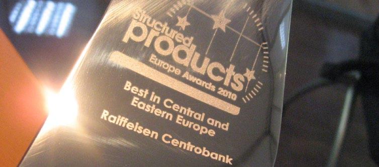 Structured Products Europe Awards 2010 Auszeichnung