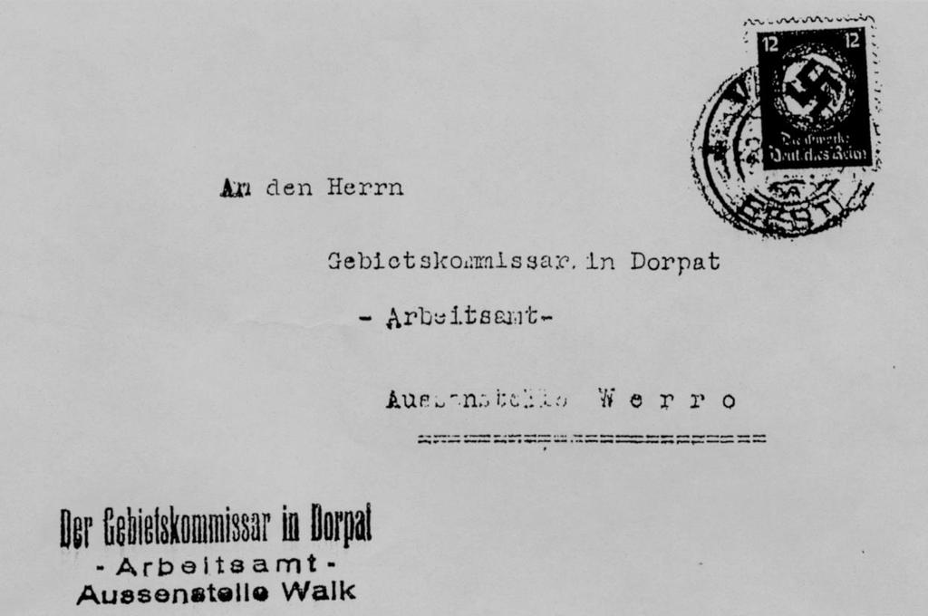 Harald Vogt, Berlin Die Lagerpost im Estenlager Geislingen/Steige 1947 1950 Die nachfolgenden Ausführungen beruhen u.a. auf einem ausführlichen Artikel von Gunnar J. Koppermann in der DBZ Nr.