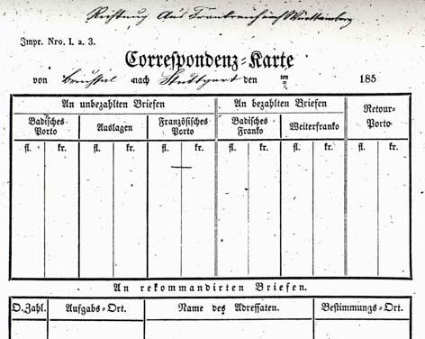 Nachträglich bei der Umkartierung entwertet, vermutlich auf der Strecke