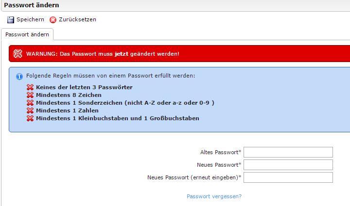 Geben Sie Username und Passwort ein, welche Sie per Mail erhalten haben.