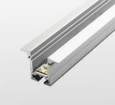LED Komponenten 228 19.7 18.4 13.4 17.5 BARDOLINO HOCH Anbauprofil für LED-Streifen, Profil hoch 2000x18.4x19.