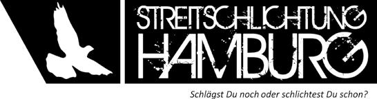 Das Hamburger Streitschlichtungs-Logo geplant, entworfen und ausgewählt von den