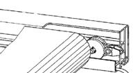 Austausch Tuch und Zugbänder 4.2 Zugband entfernen Markise in die untere Endlage ausfahren! Motor stoppt selbständig. Maulschlüssel auf Schlüsselweite der Federwelle aufstecken!