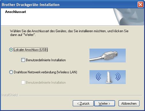 USB Windows Für Benutzer des USB-Anshlusses (Windows XP Home/XP Professionl/Windows Vist /Windows 7) 12 Vor der Instlltion Vergewissern Sie sih, dss Ihr Computer eingeshltet ist und Sie mit