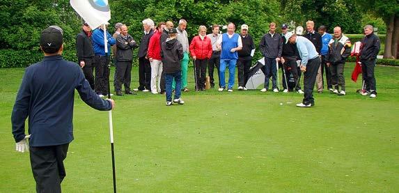 Firmeninhaber Peter Rudolph lud aus diesem Grunde zahlreiche Persönlichkeiten aus der Golfbranche in den Golfclub München Eichenried ein.