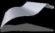 S-Lamelle Die besondere Form gibt dieser neu entwickelten 93 mm- Lamelle ihren Namen. Durch die geschwungene Formgebung und die beidseitige Bördelung ist dieser Lamellentyp extrem windstabil.