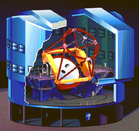 Azimuthale Spiegel-Teleskope Große