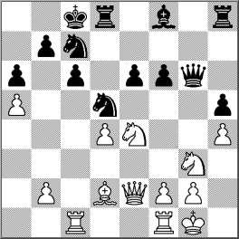 SENIOREN Boris Gruzmann Clemens Werner (Runde 9, gespielt am 2.8.26).e4 c6 2.d4 d5 3.e5 Lf5 4.h4 h5 5.c4 e6 6.Sc3 Se7 7.Lg5 Der Modezug, den auch die Supergroßmeister spielen. 7...dxc4 aber nicht 7.