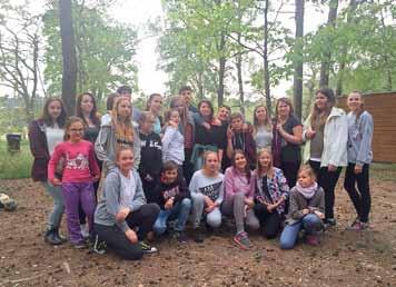 weilte eine Schülerdelegation (acht Mädchen und zwei Jungs) aus der Sekundarschule Am Petersberg in Gizalki (Polen). Wie immer wurden wir sehr freundlich empfangen.