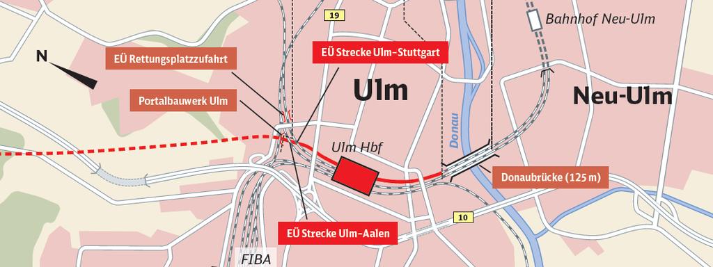 Bahnprojekt Stuttgart Ulm Projektabschnitt Ulm Hauptbahnhof