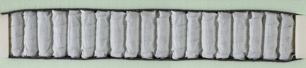 2. Schritt NAVIER Couture TS Kern: 7 Zonen-Taschenfederkernmatratze (ca. 1000 Federn bei 100 x 200 cm), Komfortschaum-Auflage für gute Durchlüftung.