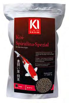Koi Goldfisch- Futter Hochverdauliches Hauptfutter zur täglichen Fütterung, 1000 g Beutel, 2 mm Körnung Für