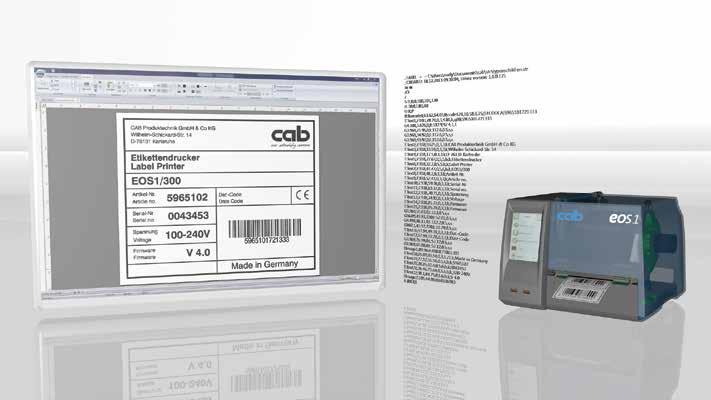 Etikettensoftware cablabel S3 11.