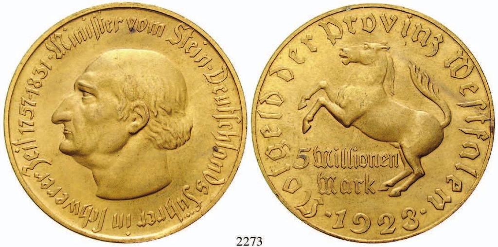 N20b. kl. Flecken, vz 20,- 2279 1 Billion Mark 1923, Neusilber.