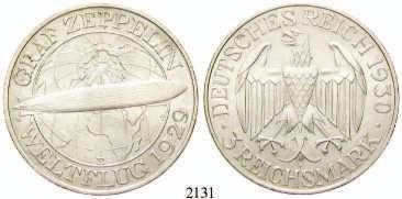 vz 45,- 2127 3 Reichsmark 1929, G. Verfassung. J.340. f.