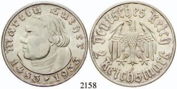 Luther. J.352. ss 35,- 2141 5 Reichsmark 1930, D. Rheinlandräumung. J.346. f.