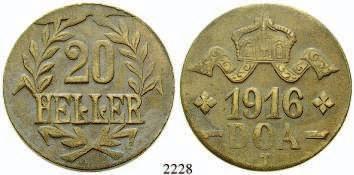 Während des Ersten Weltkriegs konnte der Bedarf an Münzen