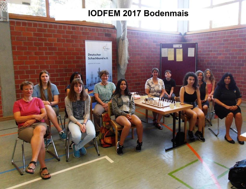 IODEFM 2017 Die IODFEM 2017 hat diesmal 12 Teilnehmerinnen.