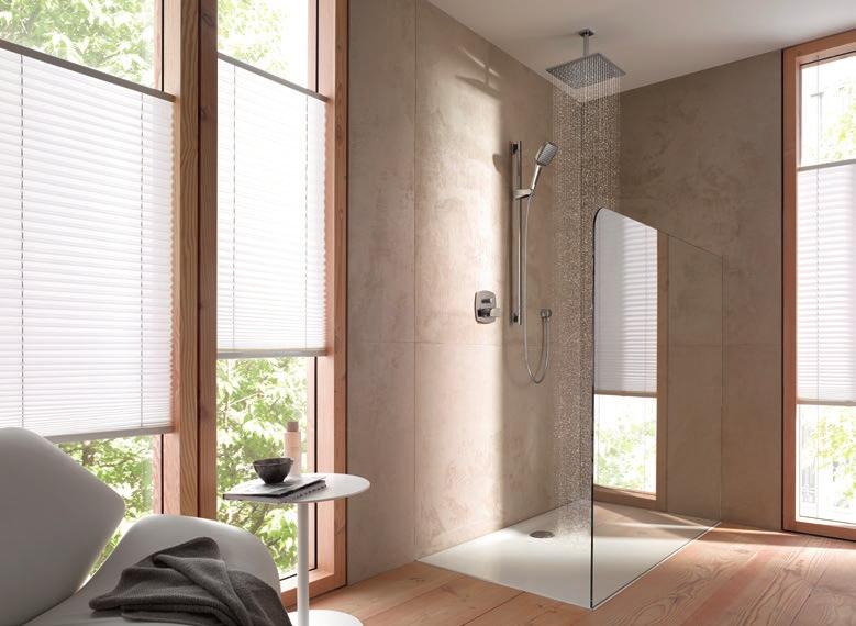 KLUDI Q-BEO Komfortabel duschen Besonders komfortables Duschen garantiert das Brause-Thermostat im passenden Q-BEO Design.