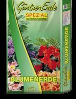 Gärtner Produkte 19 Gärtner Spezial Blumenerde - Gebrauchsfertige Blumenerde zum Topfen und Umtopfen von Zimmer-, Balkon- und Kübelpflanzen in Töpfen, Balkonkästen, Schalen und Kübeln.