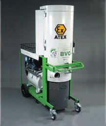 H-Zertifikat BVC TI80 ATEX Spezialfeinstaubsauger Staubzone 22 J8 Turbine Spannung 400 V Gerätekategorie 3
