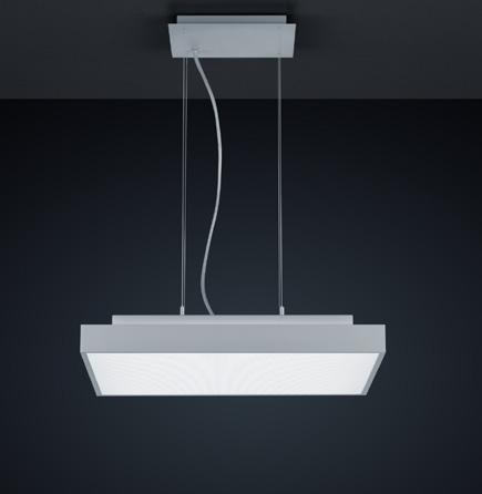 example for pendant light Aufhängung / suspension: 121-802-200 silbergrau / silver grey + Wand /