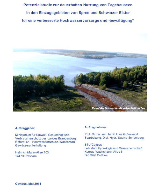 Hochwasservorsorge und -bewältigung; Cottbus; Mai 2011 Wissenschaftlich-technisches Projekt: Gewässergüte