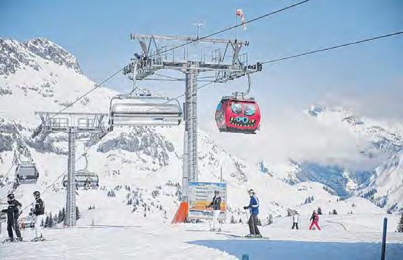 Den Gästen stehen am gesamten Arlberg nun 94 Skilifte und 340 Kilometer Skiabfahrten zur Verfügung.