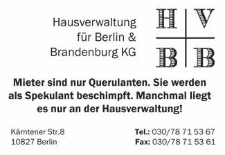 Politik Ruth Wenzel Meisterbetrieb für sämtliche Malerarbeiten Trachenbergring 12 12249 Tel.: 7724255 gen und reibungsloseren Versorgung profitieren.