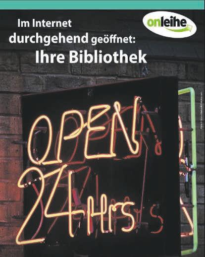 Mitteilungsblatt der Gemeinde Oftersheim 29. September 2017 Nr. 39 7 Jugend, Familie, Freizeit Weiterbildung Bücherei Andreas Kilger Bild: www.metropolbib.