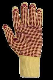 114 << Kevlar -handschuhe 1960 Feinstrickhandschuhe Kevlar 1962 Mittelstrickhandschuhe Kevlar Außenschicht aus 100 % Kevlar -Aramidfaser von DuPont TM, Strickbund, luftdurchlässiges Strickgewebe