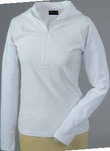 Zip Damen-Langarm-Shirt mit Kapuze Weicher, elastischer