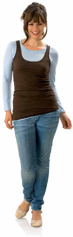 JN 184 Ladies' Slim Fit-T Leichtes Damen T-Shirt für Layering-Outfits Feiner, leichter