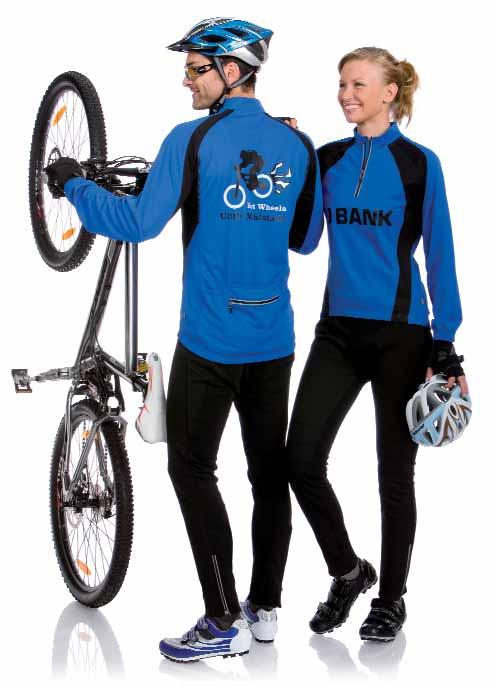 JN 324 Bike Tights Lange Radhose JN 329 Ladies' Bike Shirt Langarm Bikeshirt für Damen in sportiver Raglanform