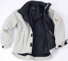 JN 126 Double Jacket Sportlich elegante Jacke mit heraustrennbarer Innenjacke 3XL Außenjacke: JN 142 Snow