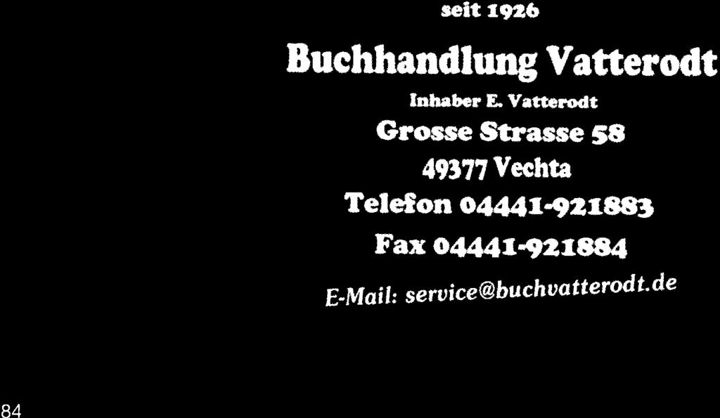 Visbeker Damm 158 Telefon 0 4441 3804' Telefax O 4441l 8 3839 info@gellhaus.