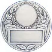 5 cm-embleme, Ausführung in Aluminum Silber, Ø