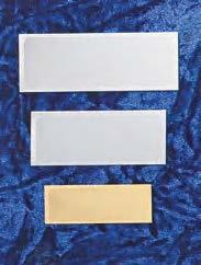 Farbige Gravurschilder aus Aluminium Gravurschilder Rechteck-Gravurschilder aus Metall lieferbar in Gold und