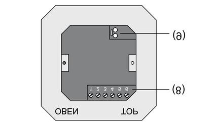 Bild 2 o Binäreingänge E1 E4: Schließer oder Öffner als Schalter oder Taster an den Klemmen 1 und 2 5(Bild 3) der Klemmleiste (8) (Bild 2)