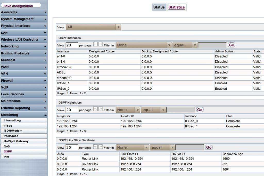 4 IP - Routing-Protokoll OSPF über IPSec-Verbindung Abb.