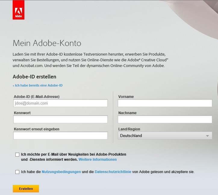 Adobe-ID Um die kopiergeschützten ebooks der Onleihe zu nutzen benötigen Sie eine Adobe ID.